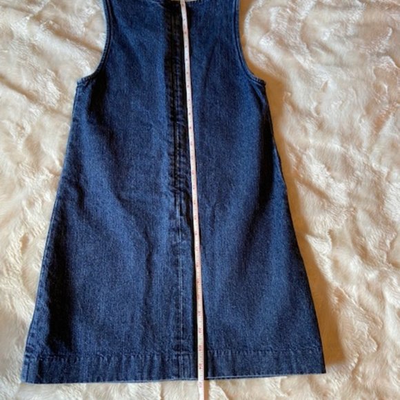 Tommy Hilfiger Blue Denim Jumper Dress Girls Size 6X - Picture 7 of 11